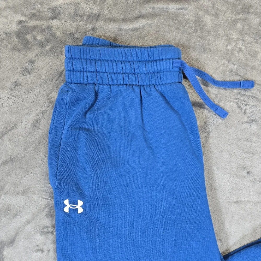 Under Armour Blue Jogging Pants Joggers Size Medium - Picture 2 of 8